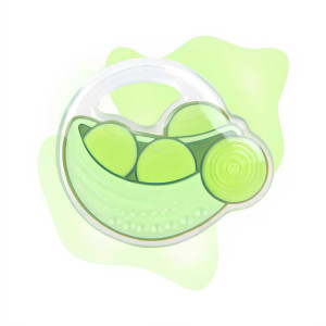Mee Mee Multi-Textured Double Silicone Teether | Soft Silicone Baby Teether Soother