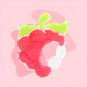 Mee Mee Multi-Textured Double Silicone Teether | Soft Silicone Baby Teether Soother