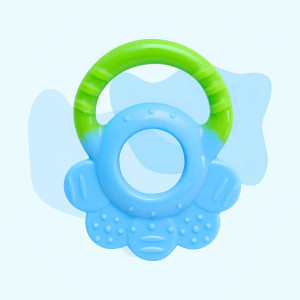 Mee Mee Multi-Textured Silicone Teether (Flower Shaped | Baby Grip)