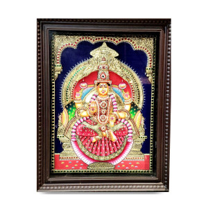 Thanjavur Painting – Goddess Rajarajeshwari with Frame