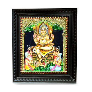 Thanjavur Painting – Lord Shiva with Rishis