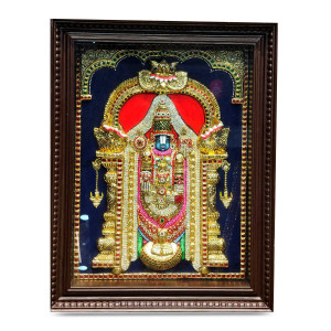 Thanjavur Painting – Lord Venkateswara (Tirupati Balaji)