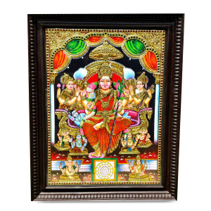 Thanjavur Painting – Sri Lalitha Tripura Sundari Devi
