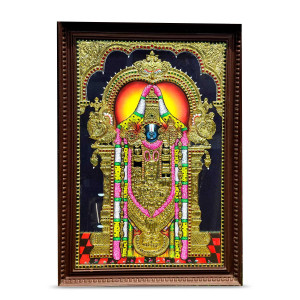 Thanjavur Painting – Lord Venkateswara