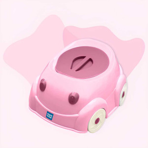 Mee Mee 2 in 1 Potty Chair & Baby Seat | Car Shaped Kids Potty Chair