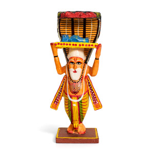 Wooden Sage Figurine Statue