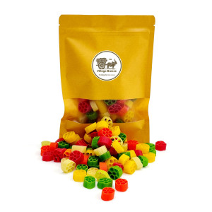 Colorful Wheel Vadiyalu (Fryums) – 500g | Villege Breeze