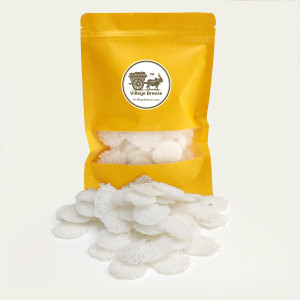 Premium Saggubiyyam Vadiyalu (Sabudana Fryums) – 500g | Villege Breeze