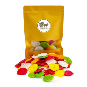 Premium Saggubiyyam Vadiyalu (Sabudana Fryums) – 500g | Villege Breeze