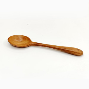 Handcrafted Neem Wood Flat Serving Spoon