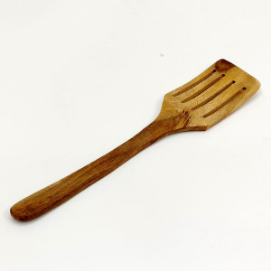 Handcrafted Neem Wood Slotted Spatula