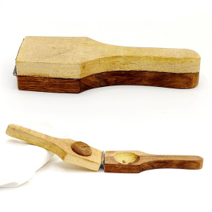 Traditional Wooden Lemon Juice Presser – Manual Juicer