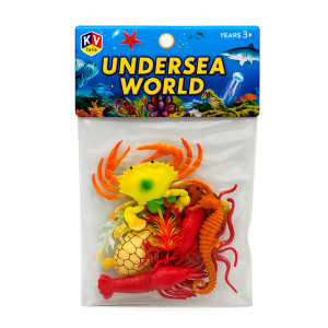 Colorful Undersea Ocean Creature Figures