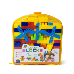 Brainy Blocks Building Set Bag