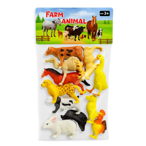Assorted Realistic Farm Animal Figures