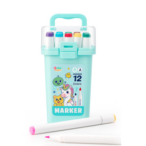 12 Color Marker Art Set