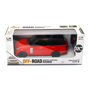 Red Off-Road RC SUV