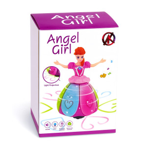 Musical Rotating Angel Girl Doll