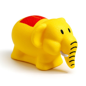 Yellow Elephant Coin Piggy Bank