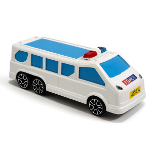 White Police Force Van