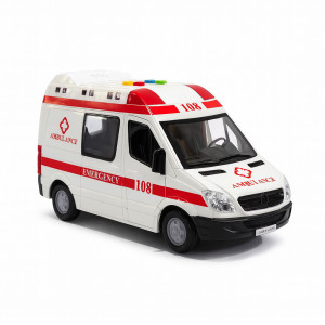 White Emergency 108 Ambulance
