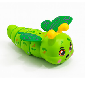 Musical Green Caterpillar Toy