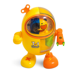 Wind-Up Egg-Shaped Robot Toy