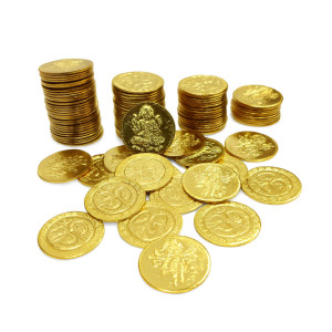 Golden Puja Lakshmi Coins