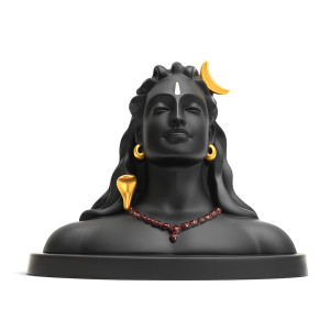 Black Adiyogi Shiva Idol