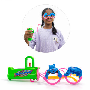 Kids Holi Spray Gun Goggles Set